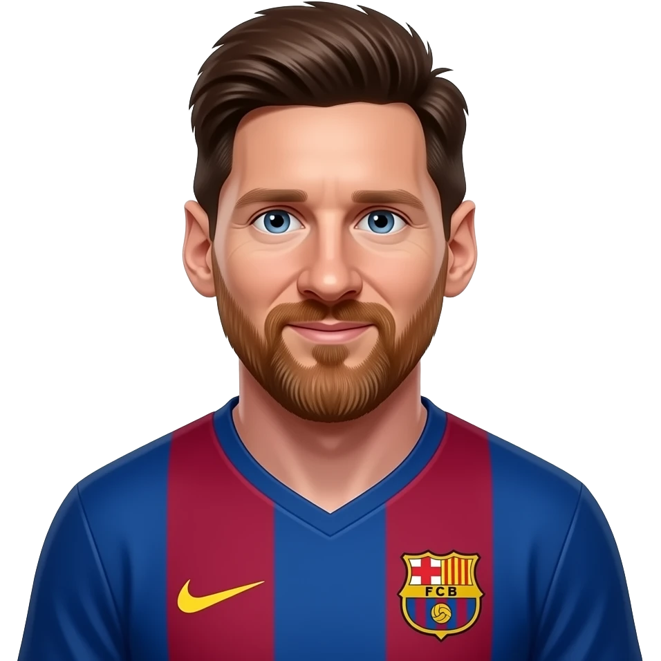 messi barcelona emoji