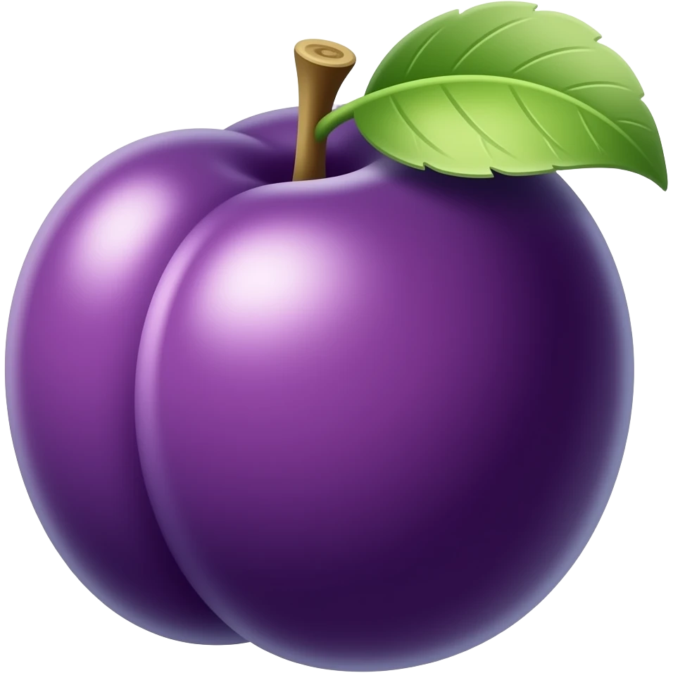 Violet plum emoji
