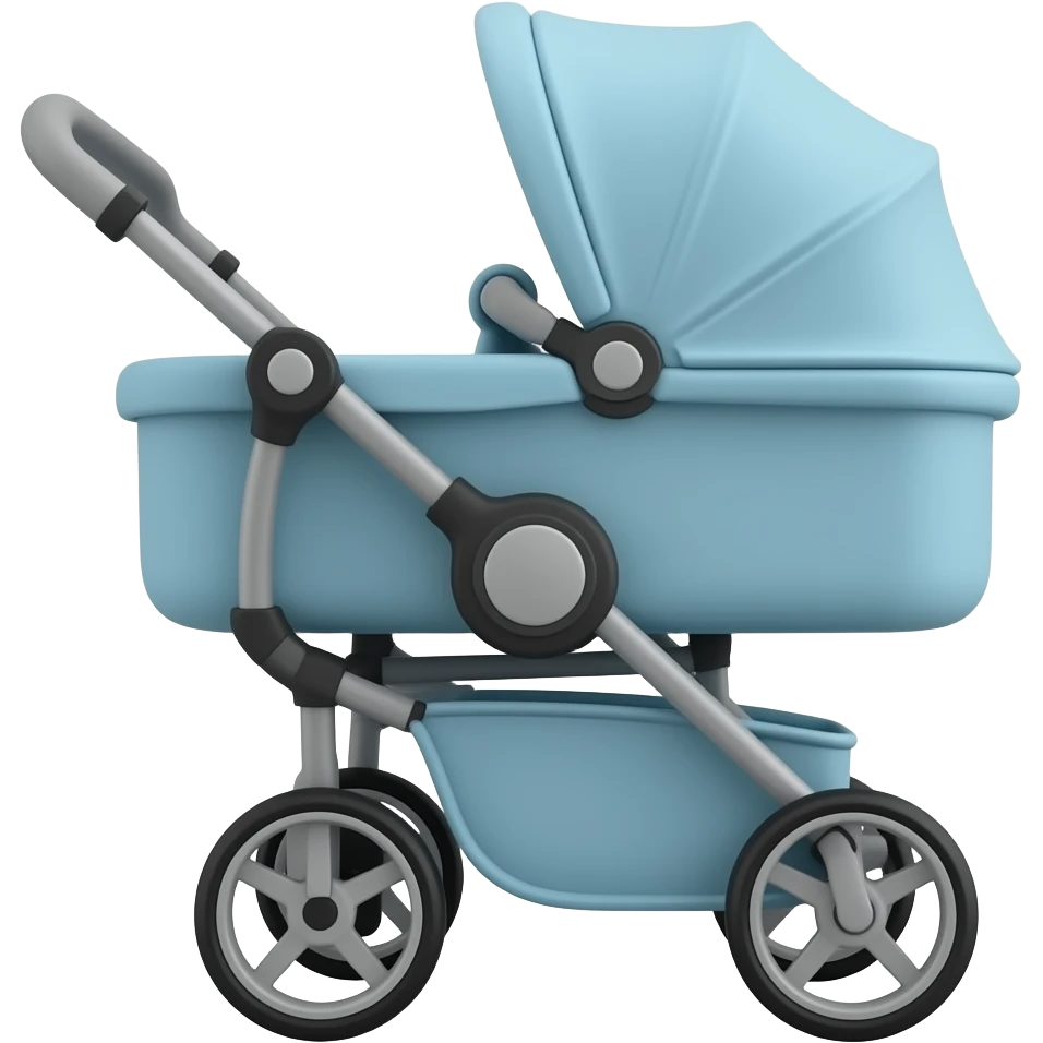 Baby stroller emoji