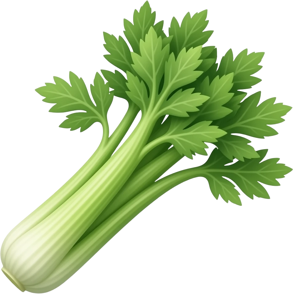 realistic celery emoji