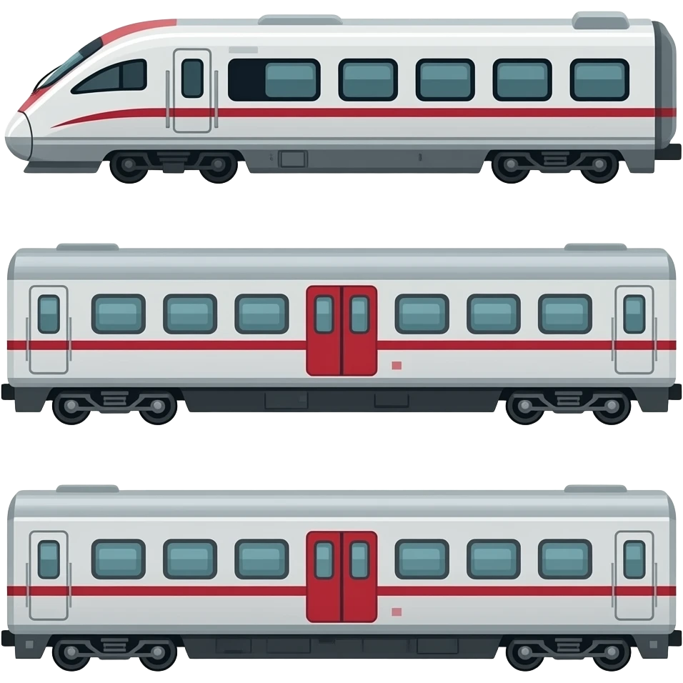 🚄🚃🚃🚃 emoji