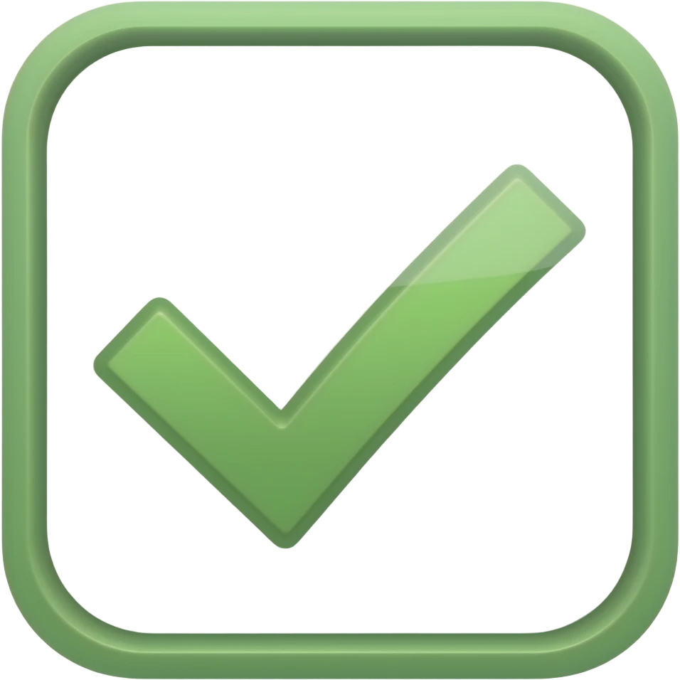 Verify checkmark emoji
