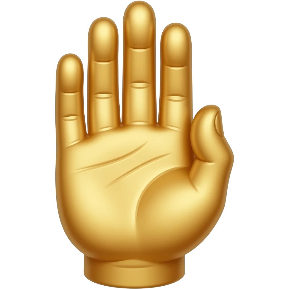 Kawaii mano de buda emoji
