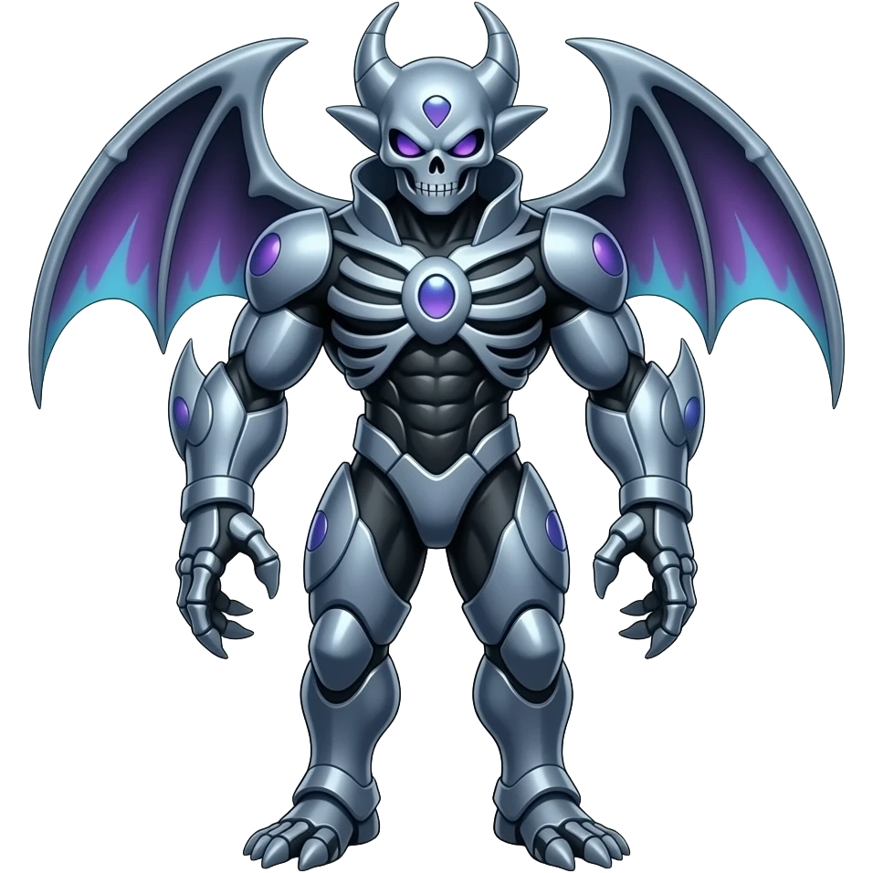 Shiny Badass Spectral Dusky Spooky Skull-faced Skeletal Cool Hot Stylish Handsome Alien-Salandit-Darkrai-Genesect-Monster-Fakémon-fusion (full body) emoji