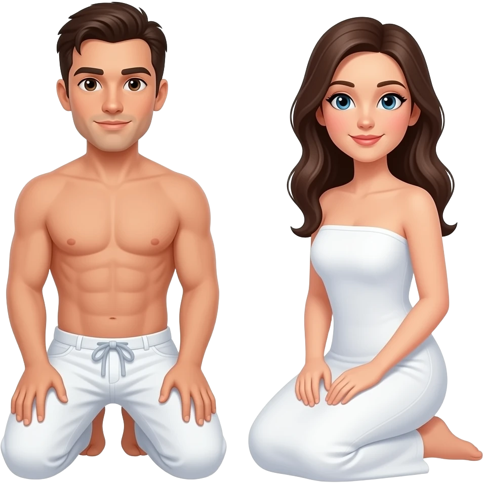 🧖‍♂️🧖‍♀️🧎‍♂️🧎‍♀️🛌 emoji