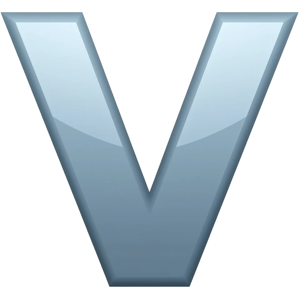 V emoji