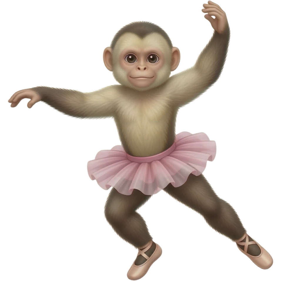 Balerína kapuchina emoji