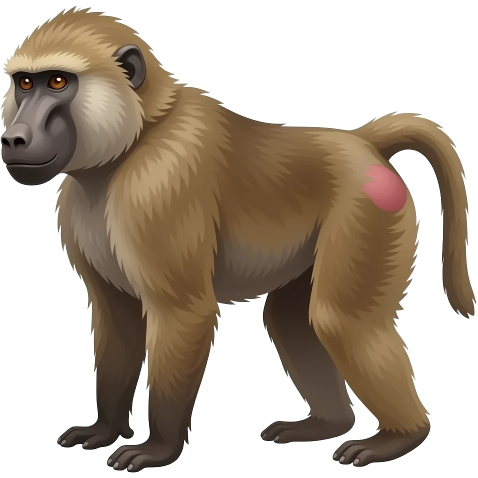 Baboon emoji
