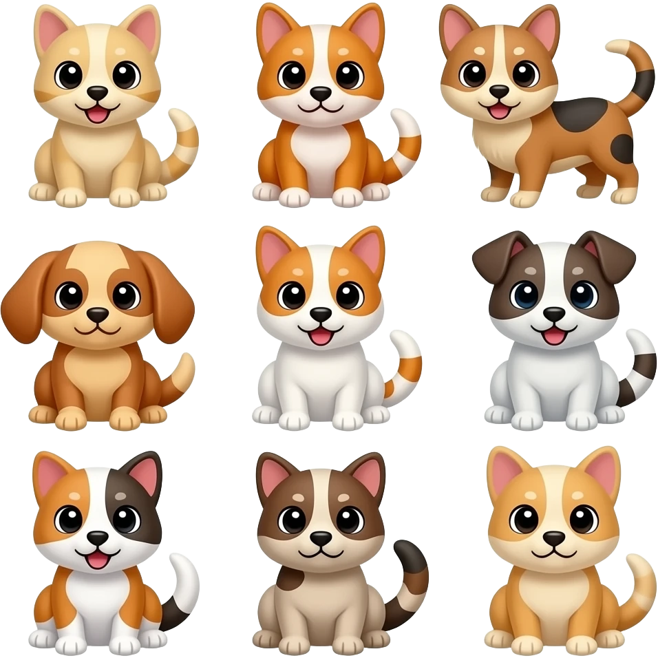 Pet collection emoji