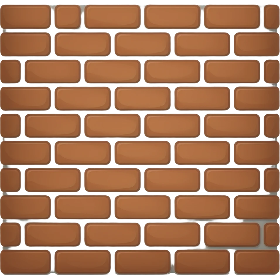 Brick wall texture emoji