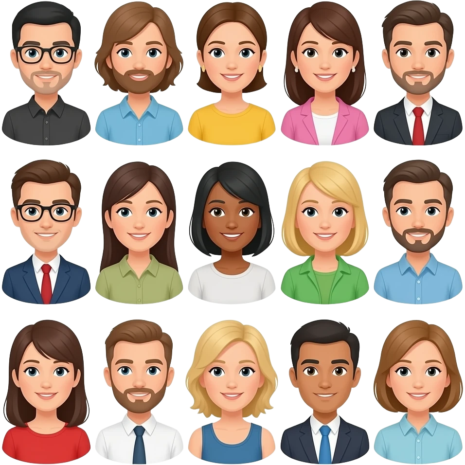 All type emoji