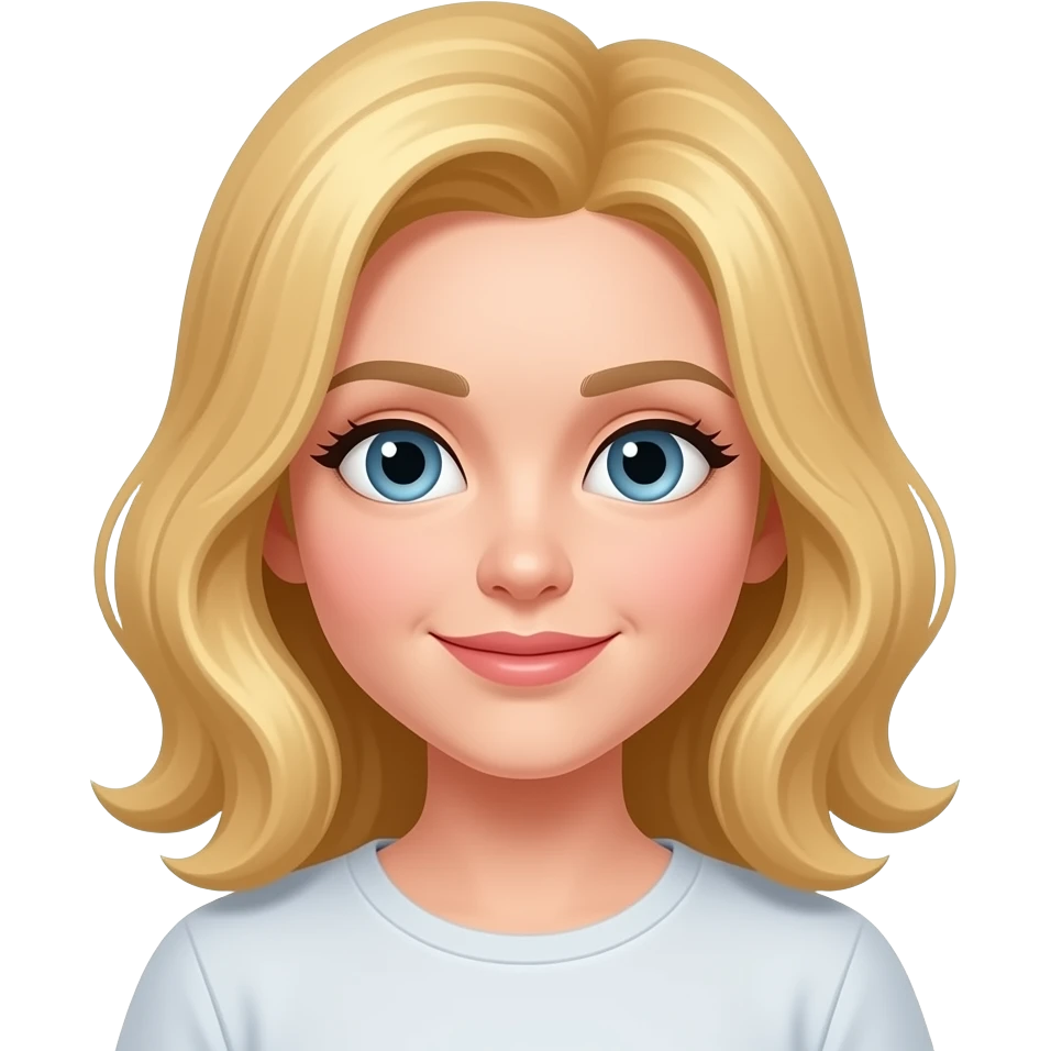 Blonde hair emoji