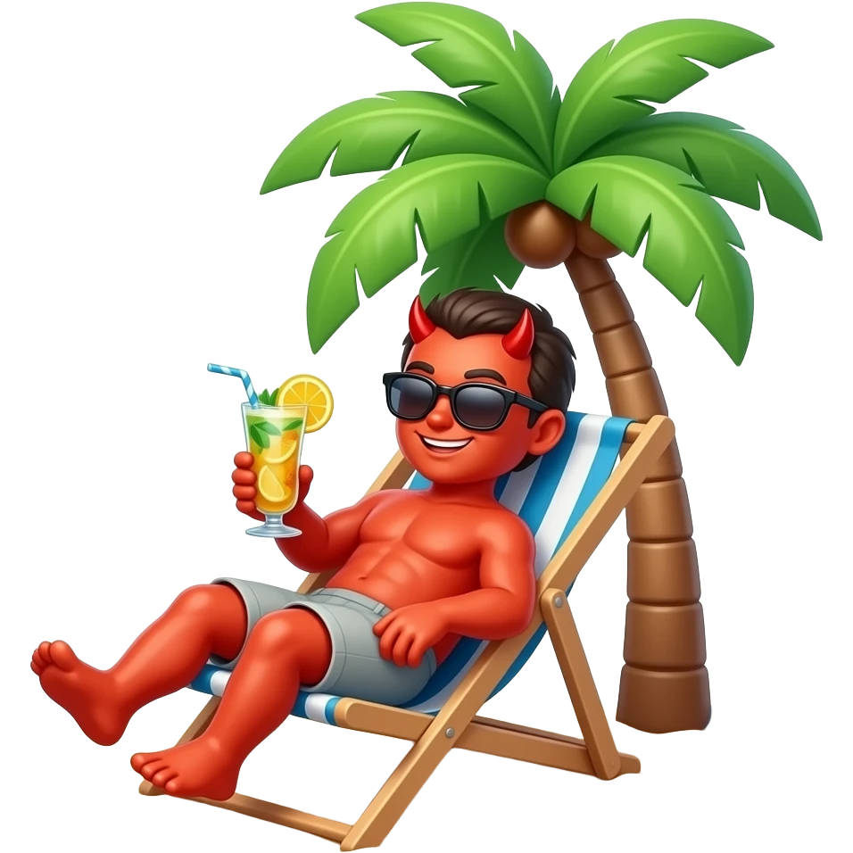 devil vacation emoji