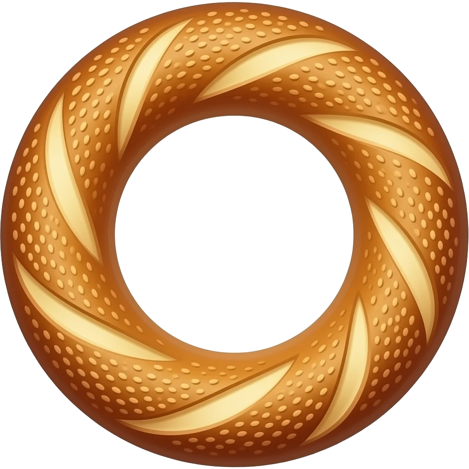 Çay simit emoji