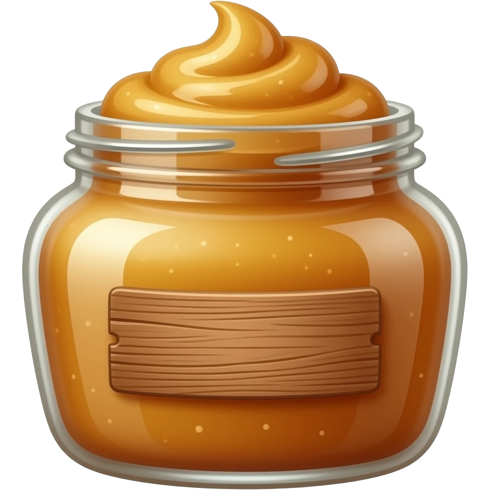 jar of homemade APPLE BUTTER emoji | AI Emoji Generator