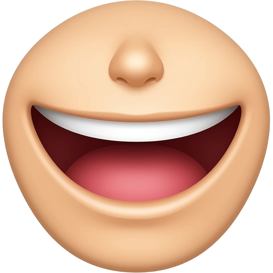 улыбка рот emoji