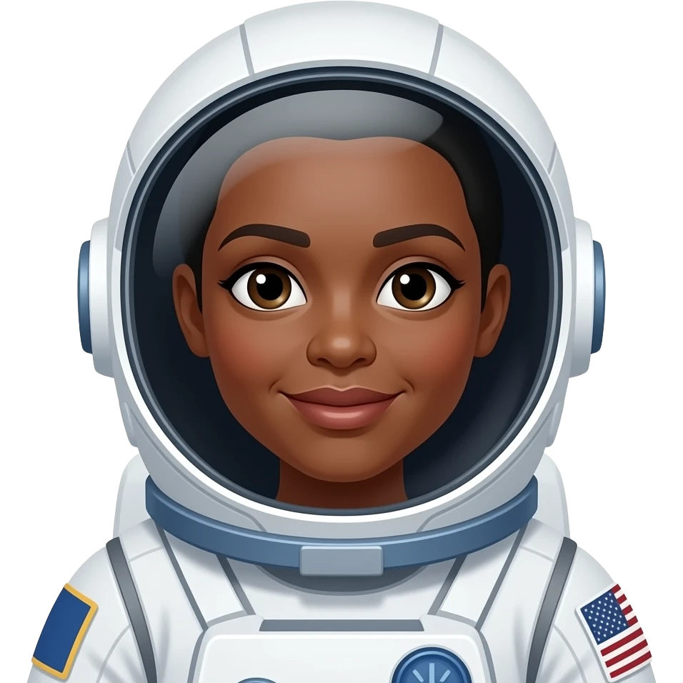 black woman Astronauts emoji