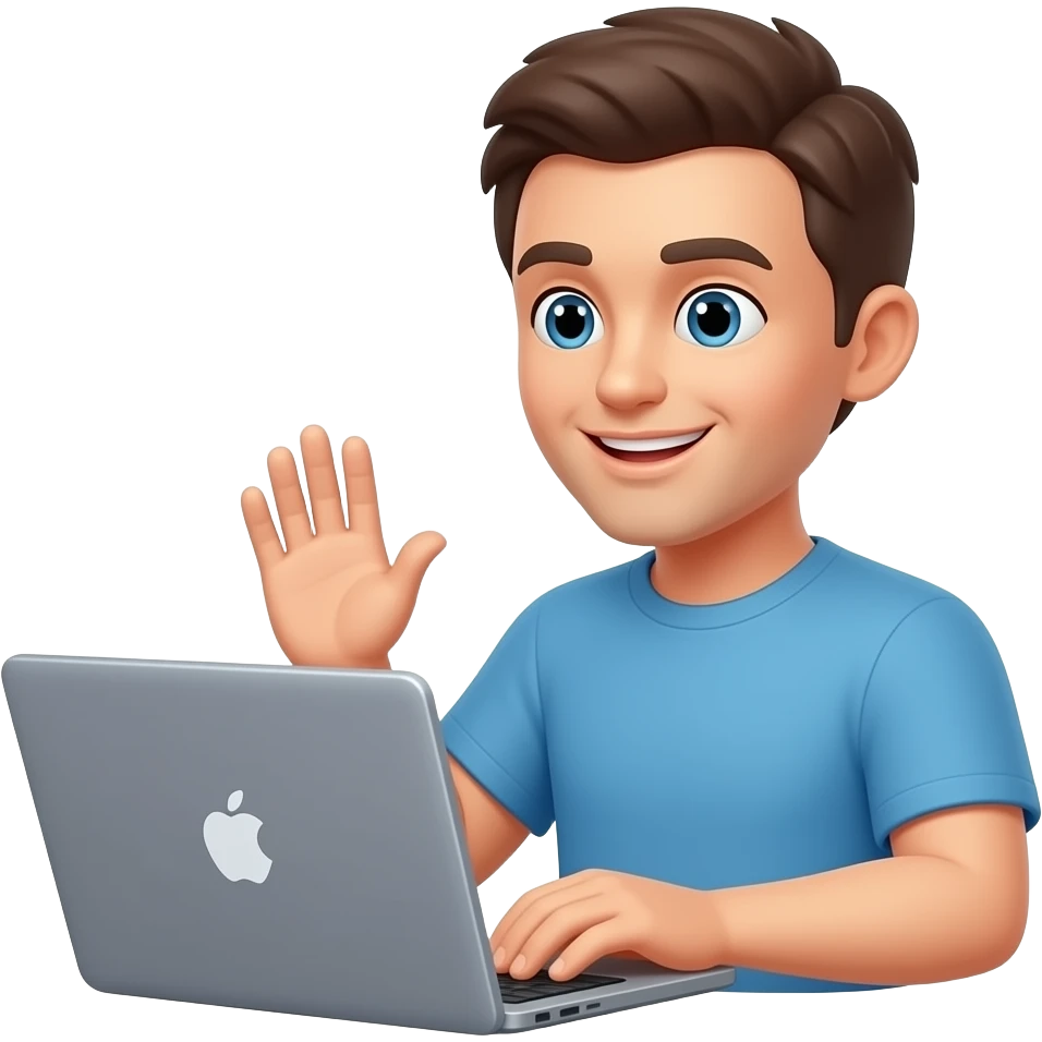 facetime call on a laptop emoji