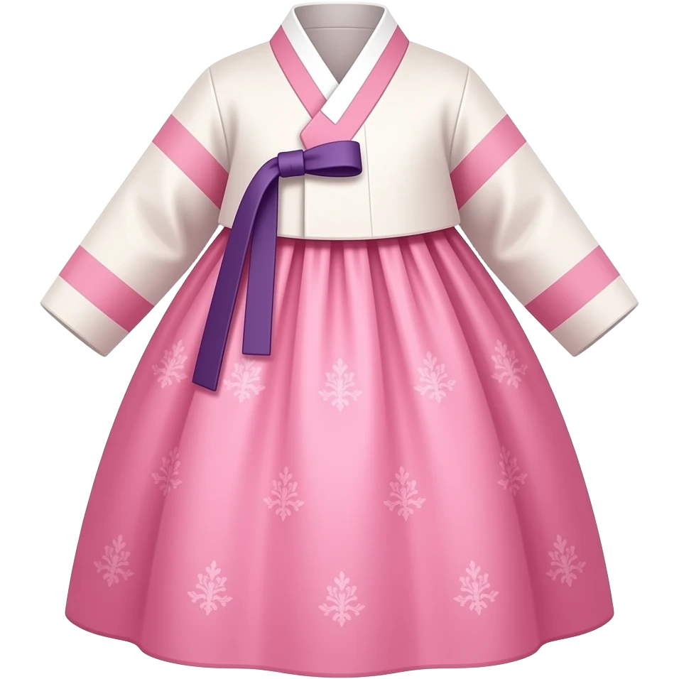 Pink cute korean dress emoji