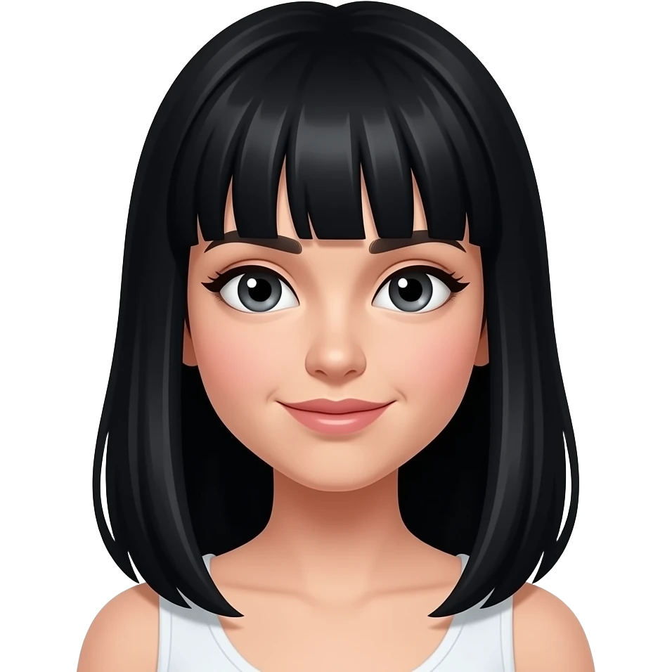 white-girl-black-hair emoji