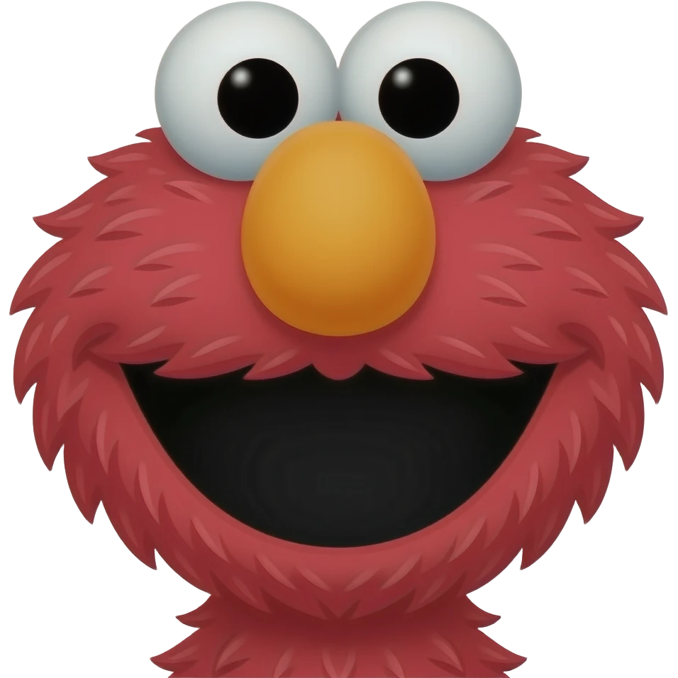 elmo emoji | AI Emoji Generator