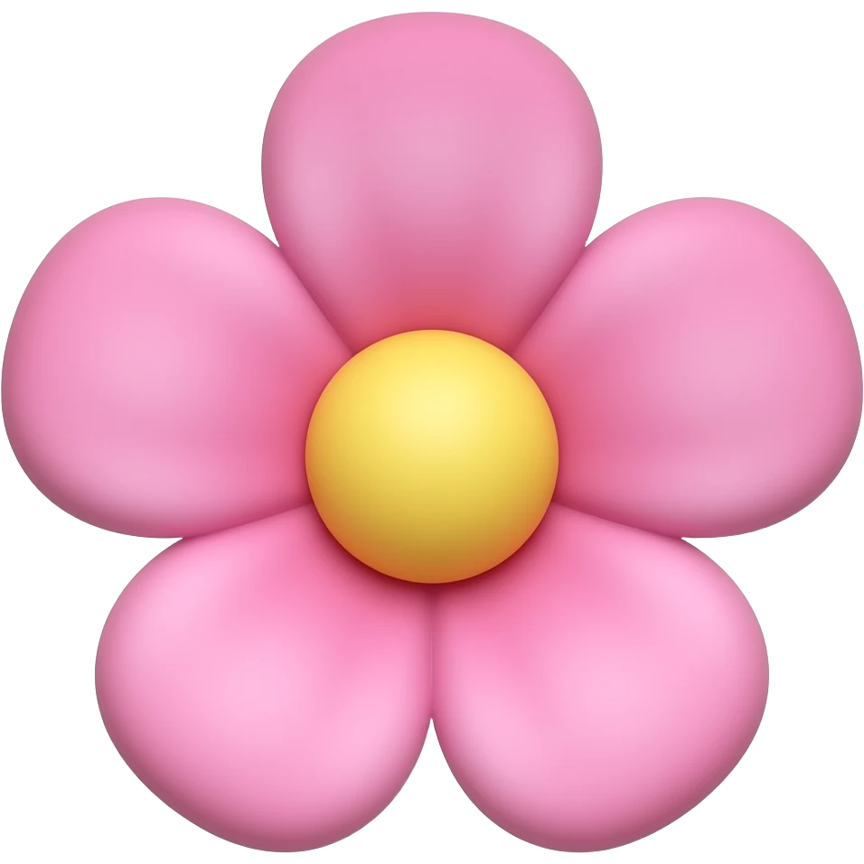 Cute pinck emoji