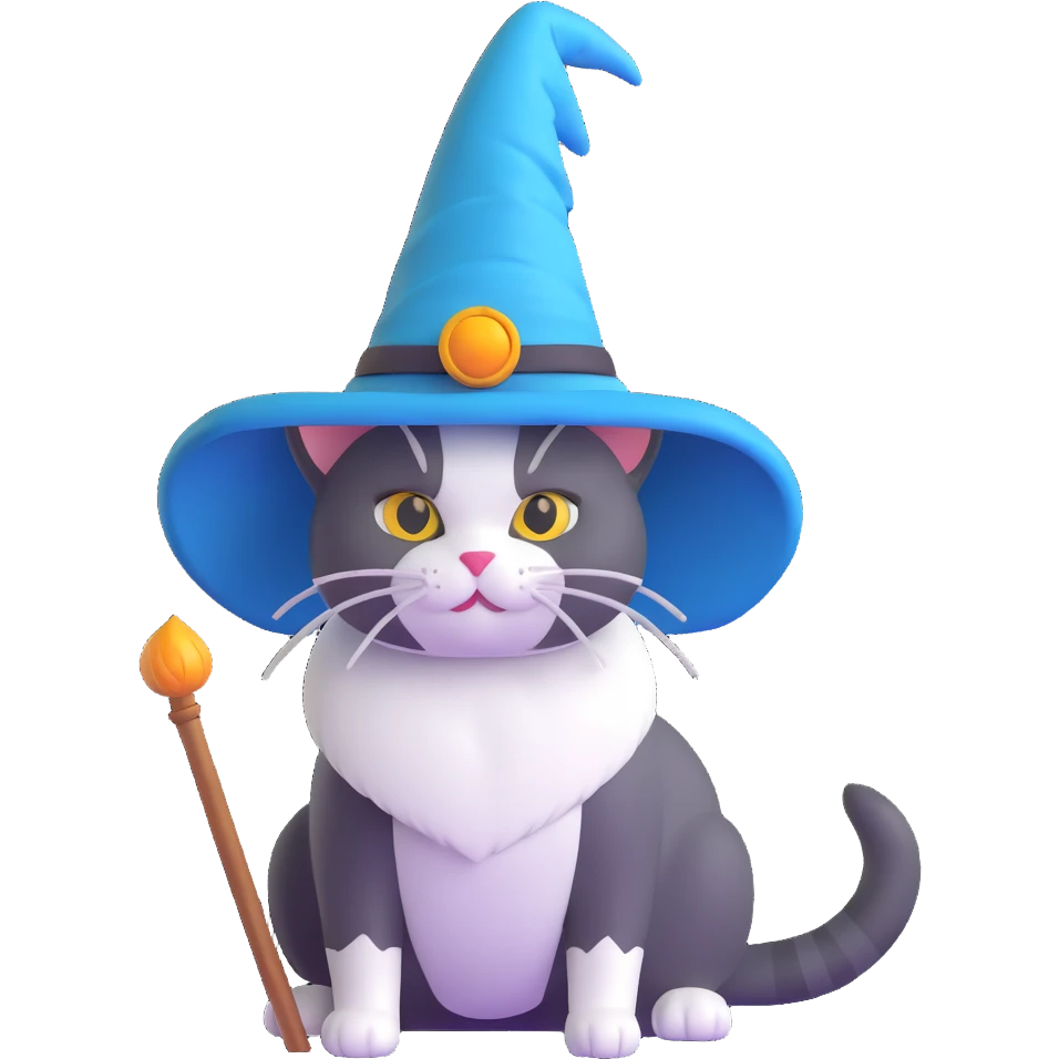 wizard cat emoji