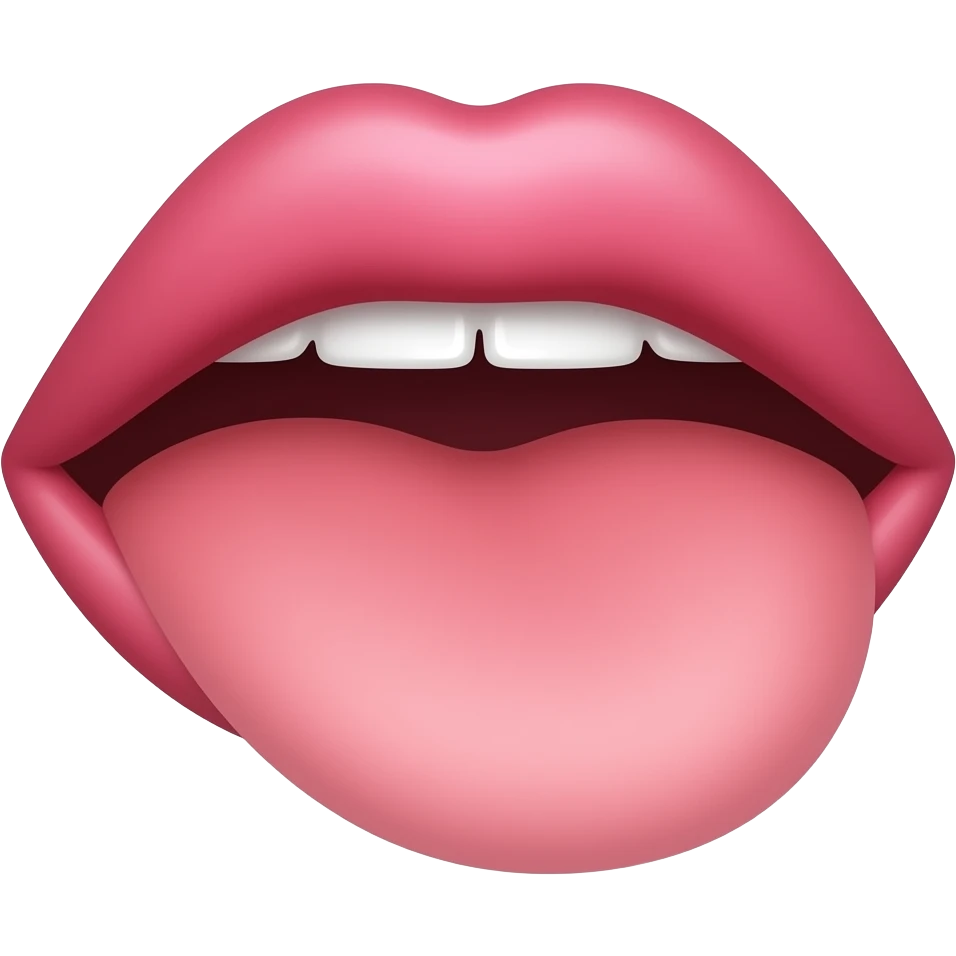 Dudak partatıcı pempe emoji