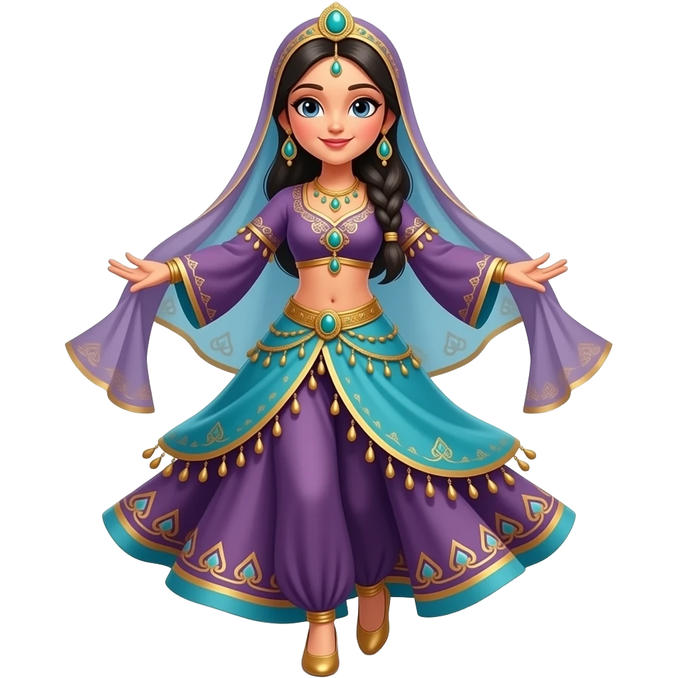 Islamic dancing for hello emoji