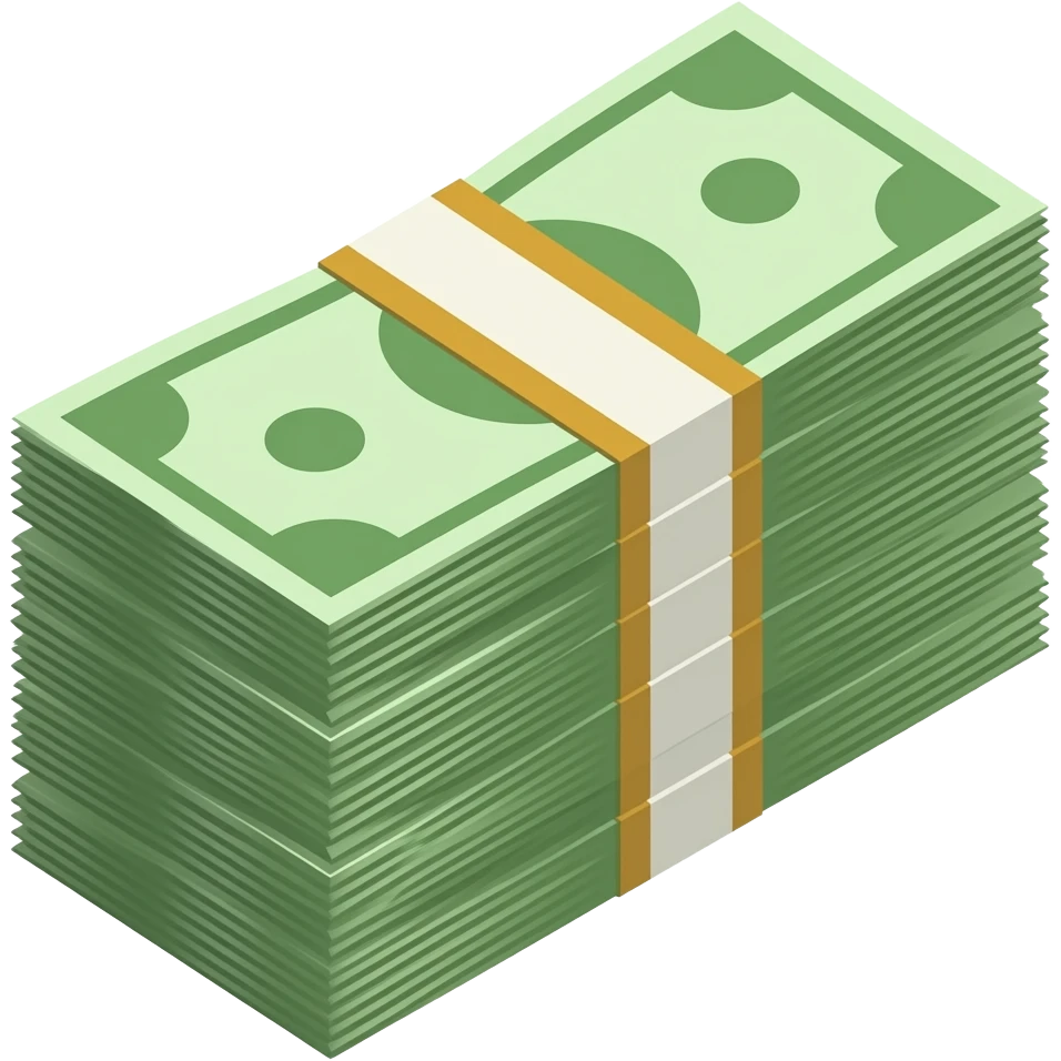 Dinero aumentando emoji