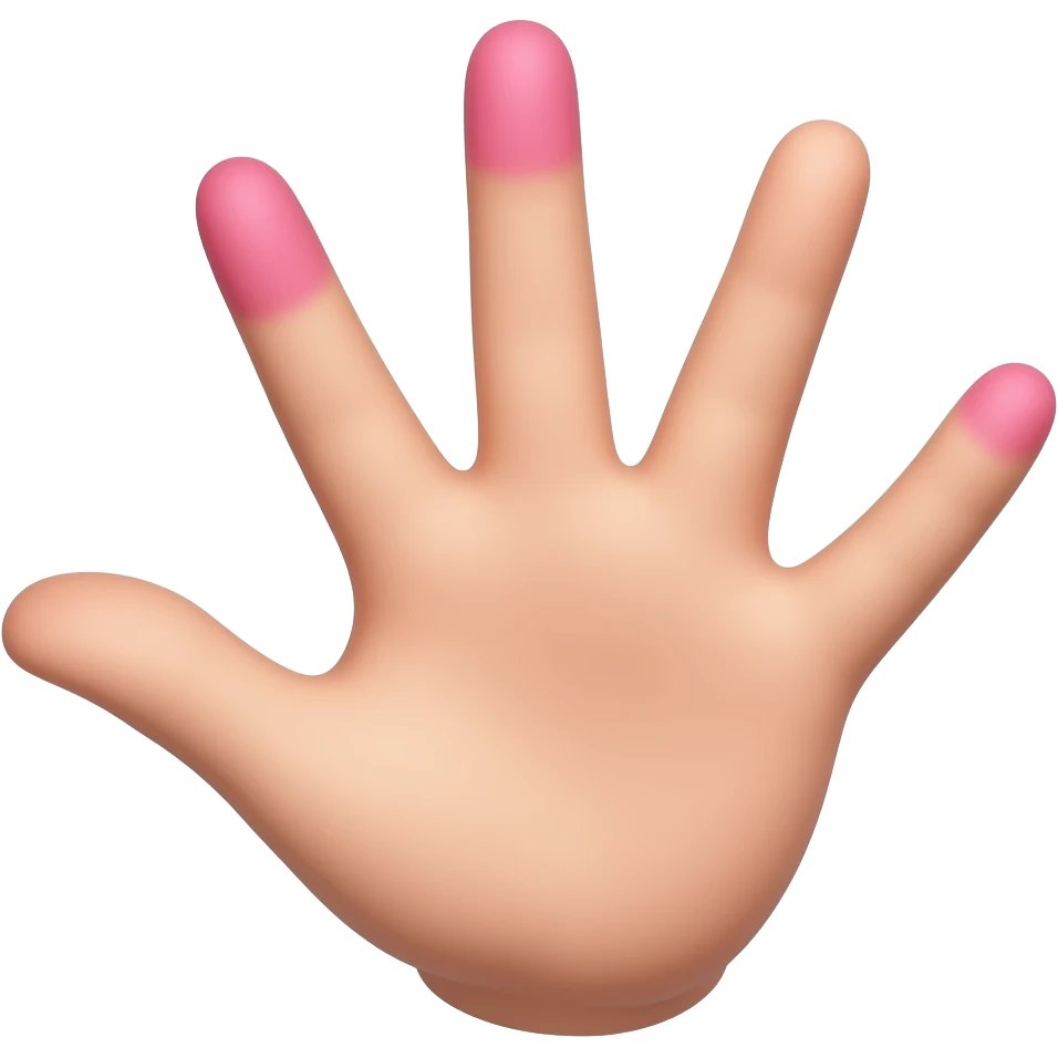 Main avec l’auriculaire et le majeur écarté emoji