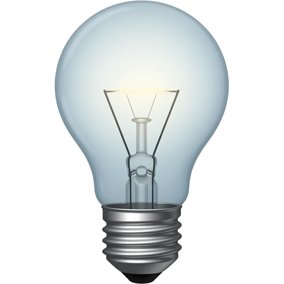 light bulb emoji