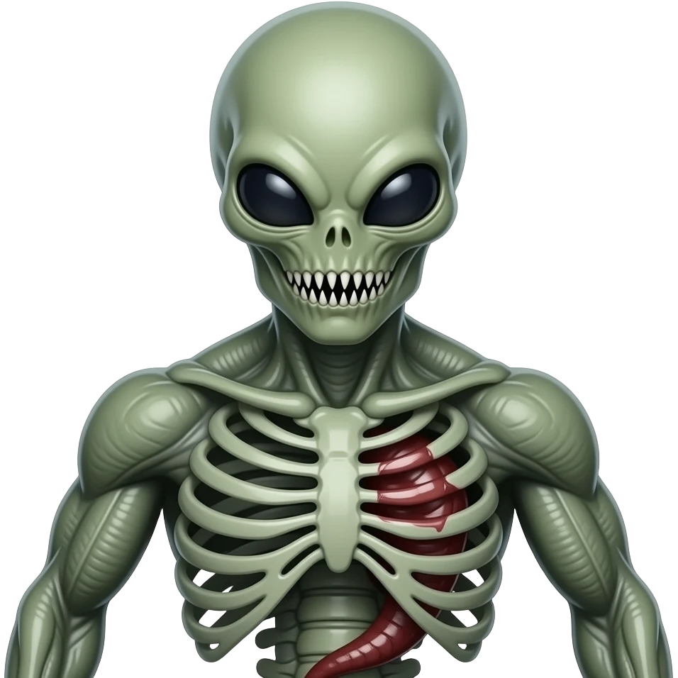 aliens chestburster emoji