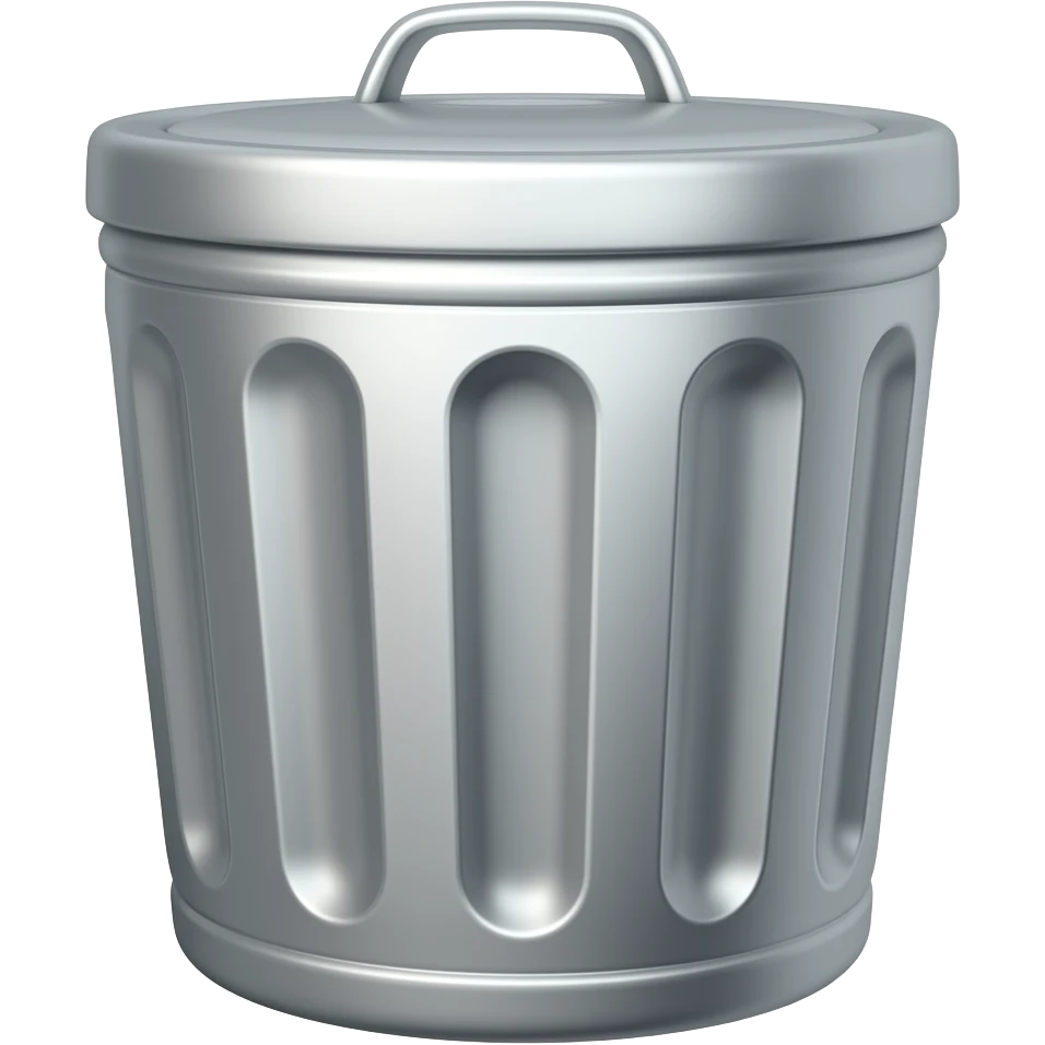 Trashcan emoji