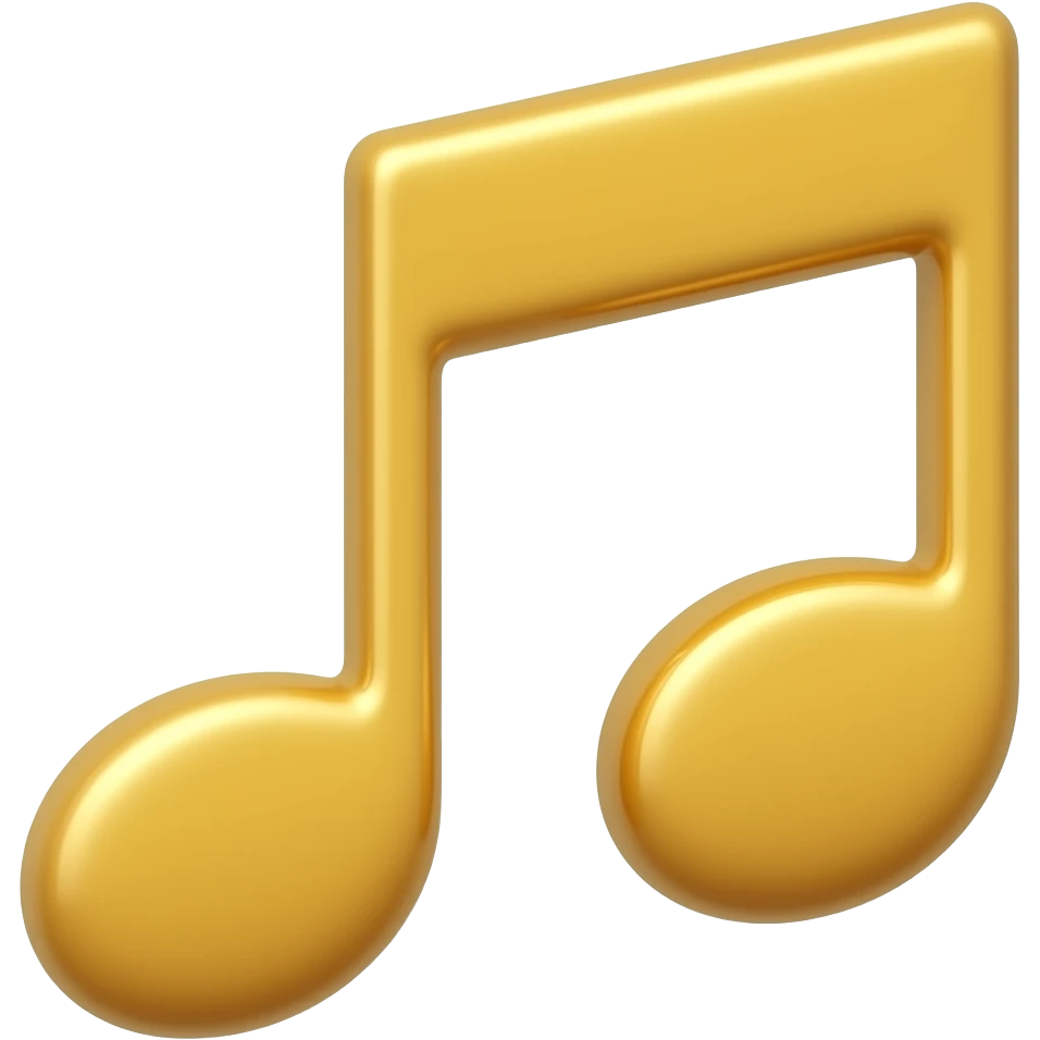 🎵  🎶 emoji