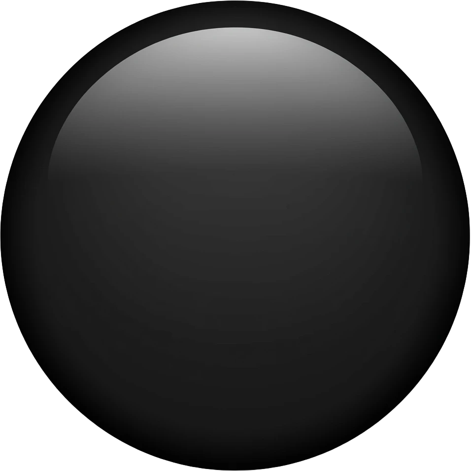 circulo negro emoji