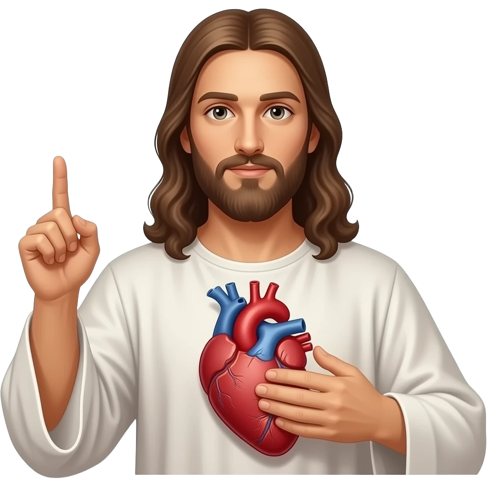 God engraving the law into a persons heart emoji