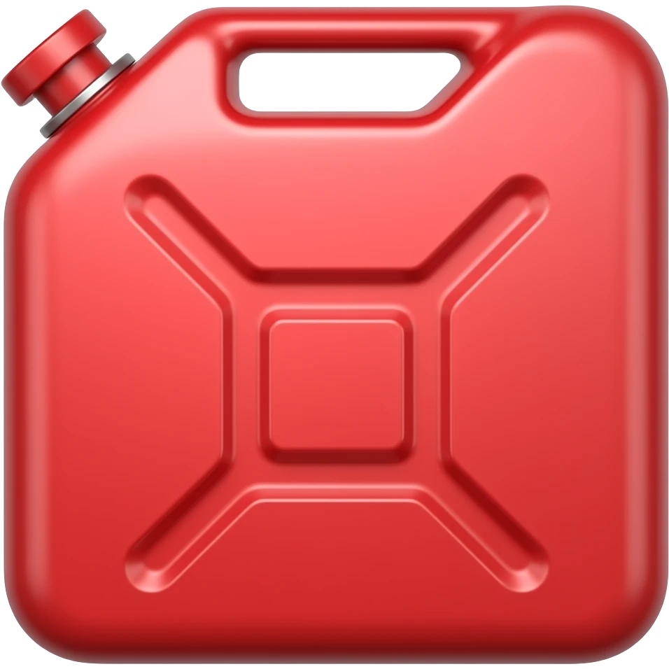 Red jerrycan emoji