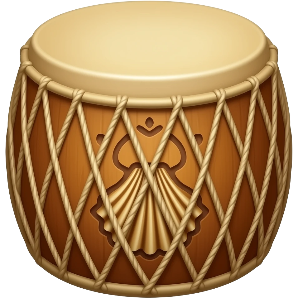 hawaiian drum emoji