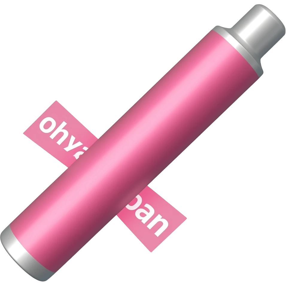 Pink geek bar vape emoji
