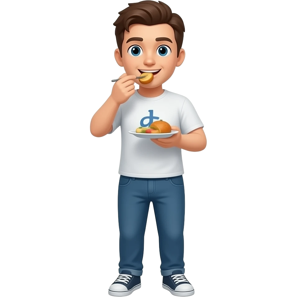 Eating emoji