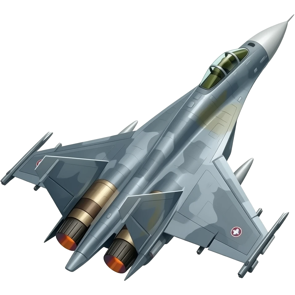 a realistic Russian fighter jet with hypersonic daggers emoji