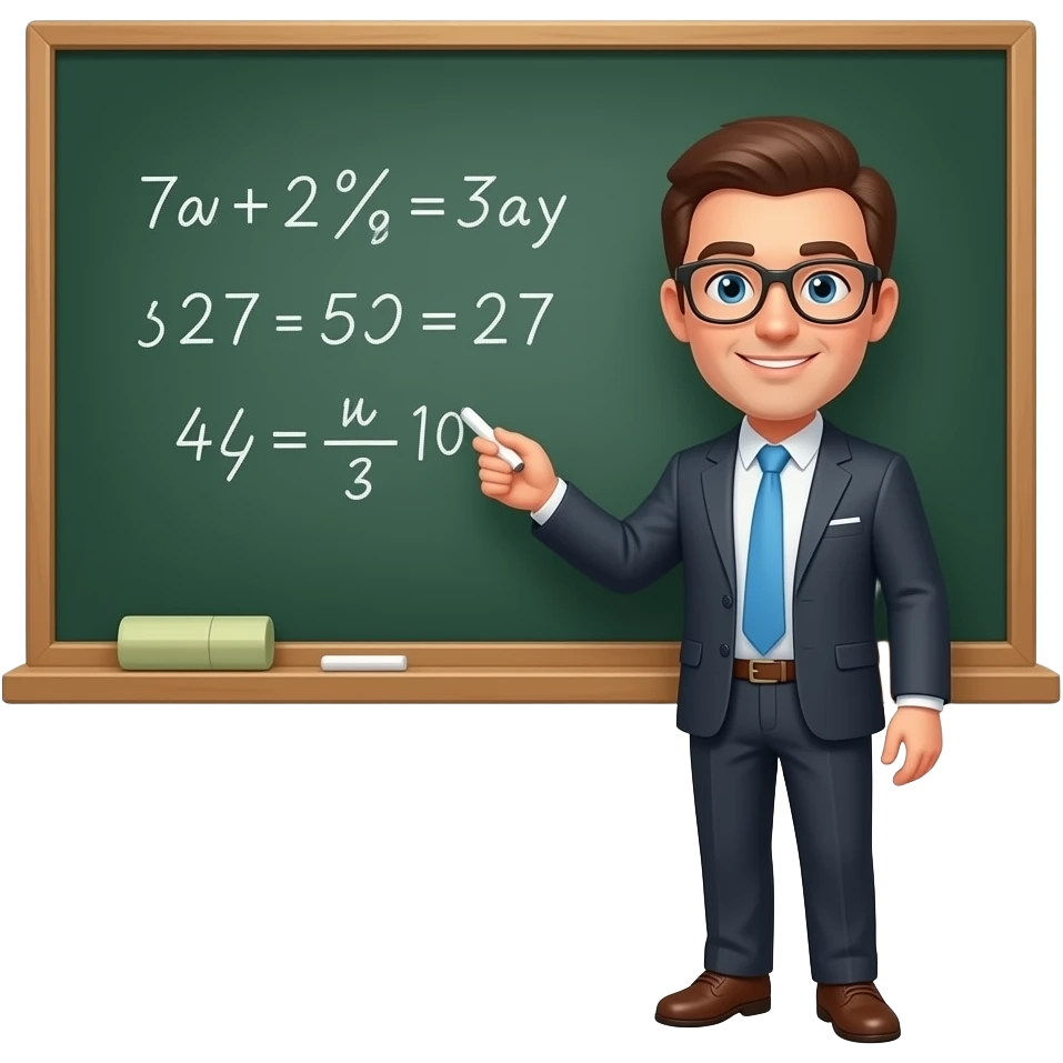 teacher standing at the blackboard emoji