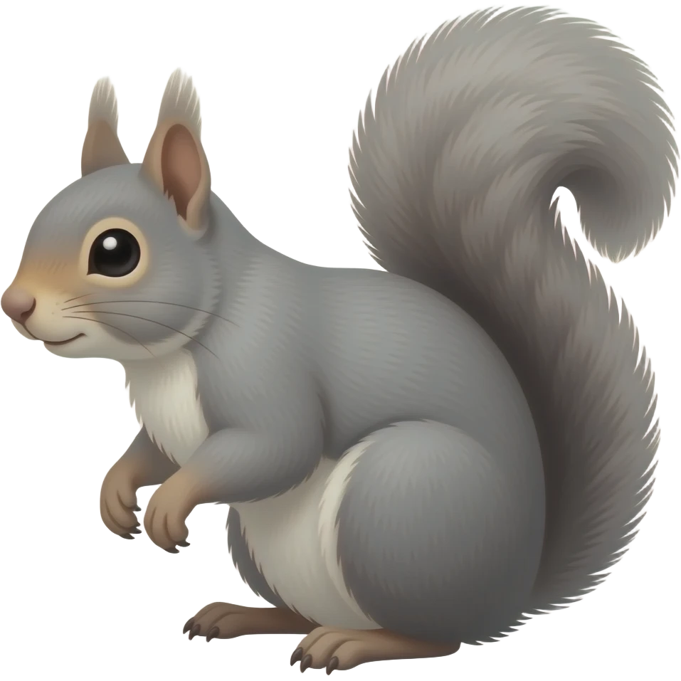 gray squirrel emoji