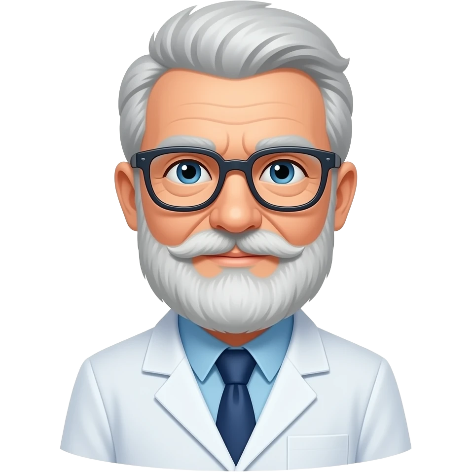 scientist old man emoji