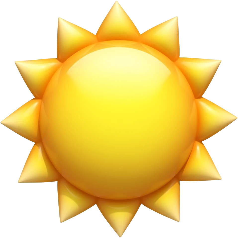 Sun emoji