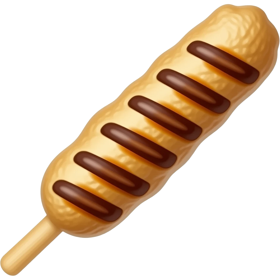 Chicken stick emoji
