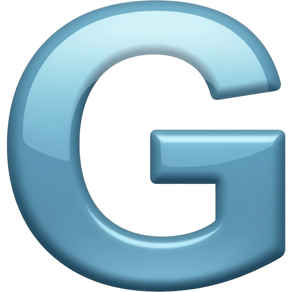 G aplhabet emoji