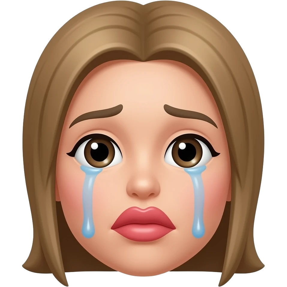 😙😭 emoji