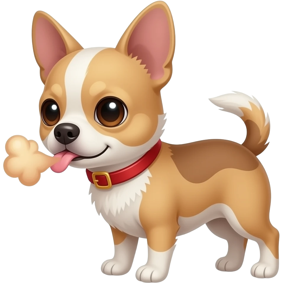 Chihuahua fart emoji